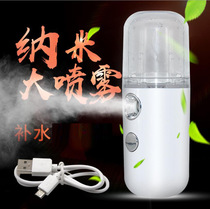 Handheld Nano spray hydrator portable steaming face instrument creative portable mini water spray humidification USB charging model
