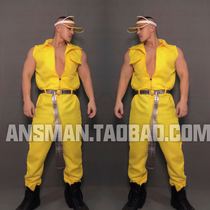 Bar Nightclub men and women gogo clothes sexy ds yellow Singles Day theme conjunction costume to new style