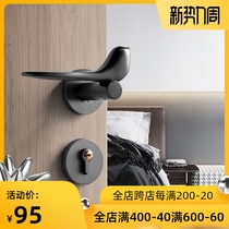 Golden bird door lock 7255 configuration indoor bedroom door lock Magnetic mute household room wooden door lock universal type