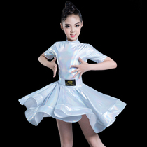 Latin dance skirt Summer adult daughter childrens professional regulations competition suit Summer new dance practice suit Childrens performance