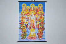 The new cloth painting scroll of the whole hall Buddha the whole Buddha map 60*40cm limited to one