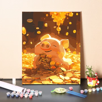 油画猪-油画猪促销价格、油画猪品牌- 淘宝