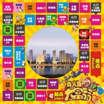 Large-scale real-life Monopoly event props shop celebration products Spring Festival rewards flying chess custom super large