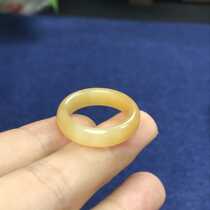 Xinjiang Hetian jade minced sugar ring ring oil ring ring men and women of the same style