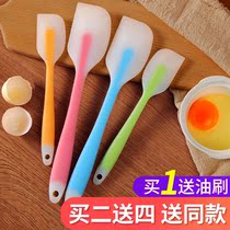 Baking tools Silicone shovel High temperature rubber household integrated scraper Cutting cream cake scraper spatula