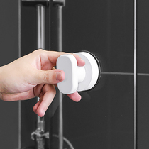 Powerful suction cup door handle toilet Horse toilet lid handle free of punch and move door door glass door handle