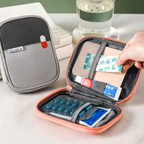 Portable Fabric Medicine Bag Travel Stocked Medicine Storage Box Outdoor Business Trips Carry-on Small Medicine Storage Box