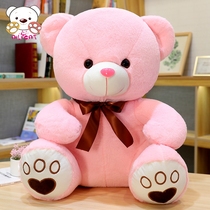 Small number teddy bear paparazzi pink small bear wool suede toy cloth doll girl hugging panda doll birthday present
