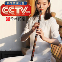 Lingyin treasures Zizhu three-section Dong Xiao Professional performance grade eight-hole Xiao musical instrument G-tone F Beginner easy to blow Zero foundation