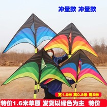Weifang Manufacturer Direct Sales Size Grassland Kite Wholesale Long Tail Triangle Reinforcement Easy To Fly Children Adults