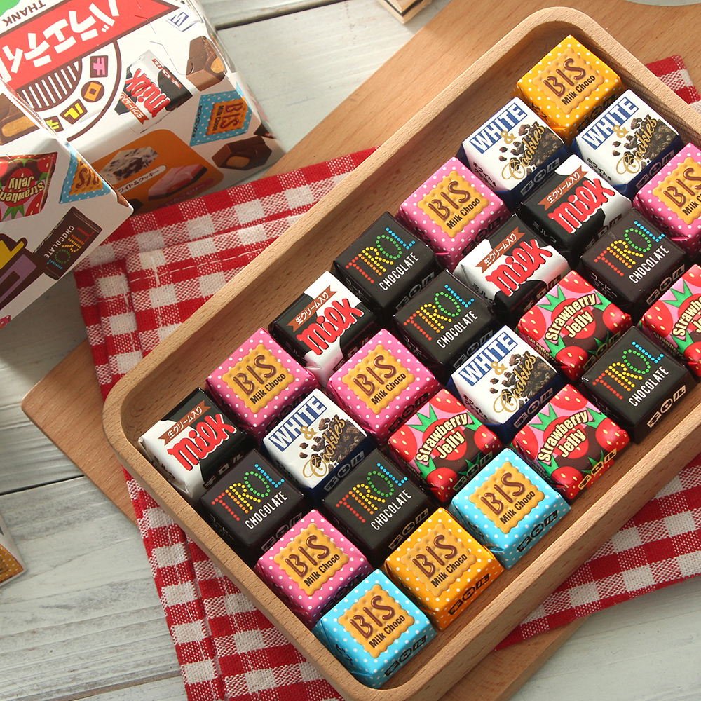 日本进口零食Tirol松尾巧克力夹心喜糖果万圣节生日女生礼物盒装