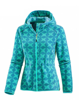 BAOBAB fleece jacket womens autumn new windproof plus velvet loose outdoor print cardigan hooded fleece