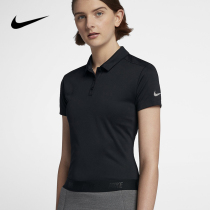 Nike polo shirt woman turn up short sleeve sports T-shirt NIKE Tennis golf blouse pure color Paul 830422