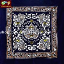 Batik Tablecloth Miao Nationality Batik Batik Painting Wall Hanging Tablecloth Square Tablecloth Bird Flower Figure 115*115CM