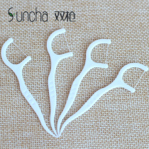 Double gun dental floss Rod 50 ultra-fine round line oral care special dental floss stick buy two get one get three get two