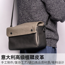 Japanese waterproof nylon handmade leather cross professional SLR camera bag micro single lens shoulder cute photo bag