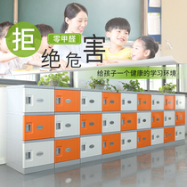 ABS plastic bookcase student classroom class kindergarten locker unique school with lock lattice storage cabinet