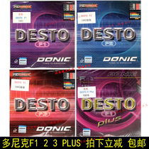 Railway Ping Pong DONIC Blue F1 Donick F3 Set of Rubber F2 Rubber F1 Hardened F1 Reinforced PLUS Pink