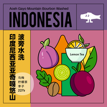 FISHER Indonesia yachga you raspberry fruit Bourbon washing hand-washing boutique coffee bean single product L227G