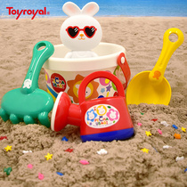 Toyroyal Royal Toys Japan Beach Set Toys Set Children Shovel Small Bucket Baby Play Water Digging Sand