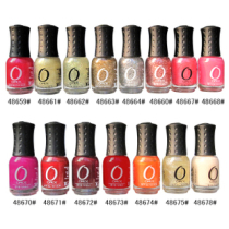 AMERICAN ORLY ORIGINAL MINI NAIL POLISH 5 4ML 48672 BURGUNDY LIGHT PINK POSITIVE RED GOLD