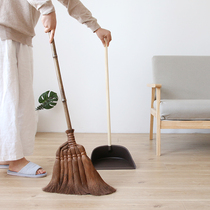At the beginning of the art natural brown broom set Soft Hair Broom dustpan set broom dustpan combination broom