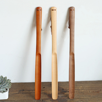 Solid wood shoe tug extended shoes pull old man pregnant woman lazy person convenient shoe lift shoe puller shoe puller