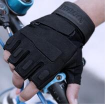 Military fans special forces Black Hawk tactical gloves mens half-finger combat gloves outdoor riding anti-cutting non-slip gloves