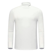 Golf plus velvet warm tights mens middle high collar autumn winter base shirt golf clothing mens long sleeve T-shirt