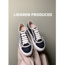 Li Daren canvas shoes womens 2021 new versatile white shoes womens thick-soled casual flat shoes ins tide