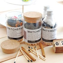 Scented candles special matches bottles creative art old-fashioned retro blackhead Western fire cigarette cigar extended fire material