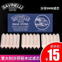 Italy Schaffen original pipe filter 9mm 15 9mm flue Balsa wood filter pipe special filter element