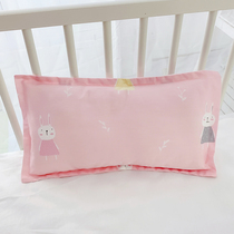 Children pillow baby pure cotton cartoon pillowcase 30x50 pillow core set as pillow headgear crib bedding