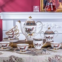 European coffee set Luxury classic household bone China English afternoon tea Tea set Ceramic coffee cup