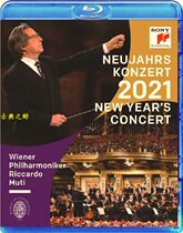 2021 Vienna New Year Concert Muti Vienna Philharmonic (official version with highlights) Blu-ray 50g