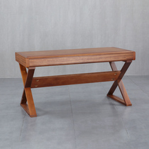 (Ronglin betel nut furniture) modern new Chinese solid wood leg study desk 1 2-1 5 m K035