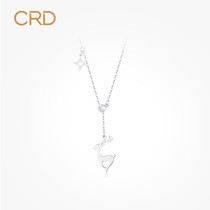 CRD Lei Di platinum pendant female pt950 Christmas gift platinum necklace Fawn Deer A deer has your chain