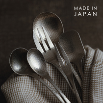 Qingfang Japan imported hammer tableware Japanese afternoon tea dessert fork ice cream spoon household small soup spoon coffee spoon