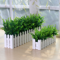 Simulation Fake Green Plant Pendulum Interior Decoration Fence Yugali Gold Money Grass Potted Plant Simulation Fake Flower Green Coat