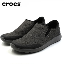Crocs Carlochi official website flagship mens shoes 2021 summer new cloth shoes one foot wearing sports casual shoes 203977