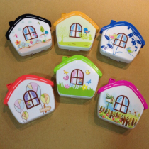 New hot-selling portable invisible myopia glasses case Care box Double box Contact lens box small house