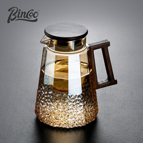 Japan Imports MUJIE Day Style Light Extravagant Glass Cold Kettle Large Capacity Household High Face Value Cool White Open Water Cup Sleeve