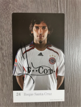 Santa Cruz Bayern autographed official card Bayern Munich 2006-2007 season