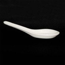 Ceramic Tablespoon Magnesian Pure White Small Soup Spoon Large Drainage of Restaurant Disinfect cutlery Meal Spoon Special Price