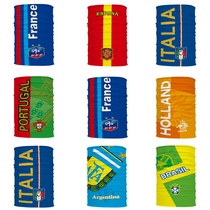 European Cup fans souvenir Spain Italy Netherlands France Portugal team sports headscarf sunscreen collar