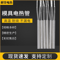 Electric heat pipe single head heating pipe heating Rod 220V mold dry burning type heating pipe 380V electric heating rod support customization