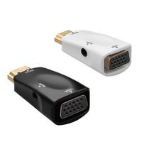 HDMI to VGA boxed adapter HDMI to VGA converter with audio male to female source manufacturers cross-border