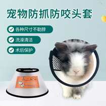 Rabbit Elizabeth Circle Pets anti-bite Soft Item Circle rabbit dragon cat guinea pig Anti-Shame Ring Anti-Licking Hood