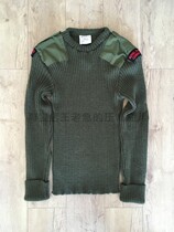 British Army Sweater Army Green Sweater Camp Sweater Military Version