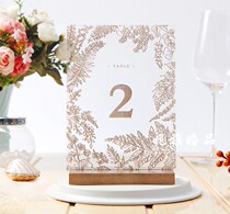 Creative acrylic wedding seat card seat card wedding banquet wedding seat card table card card guest seat